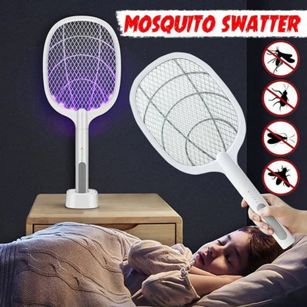 USB Rechargeable Mosquito Racket ( PACK OF 2)| | Electric Insect Killer Swatter | For Indoor & Outdoor Use