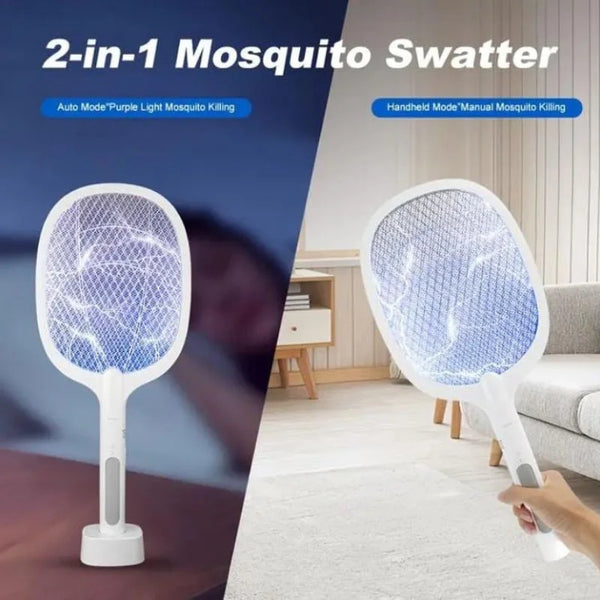 USB Rechargeable Mosquito Racket ( PACK OF 2)| | Electric Insect Killer Swatter | For Indoor & Outdoor Use